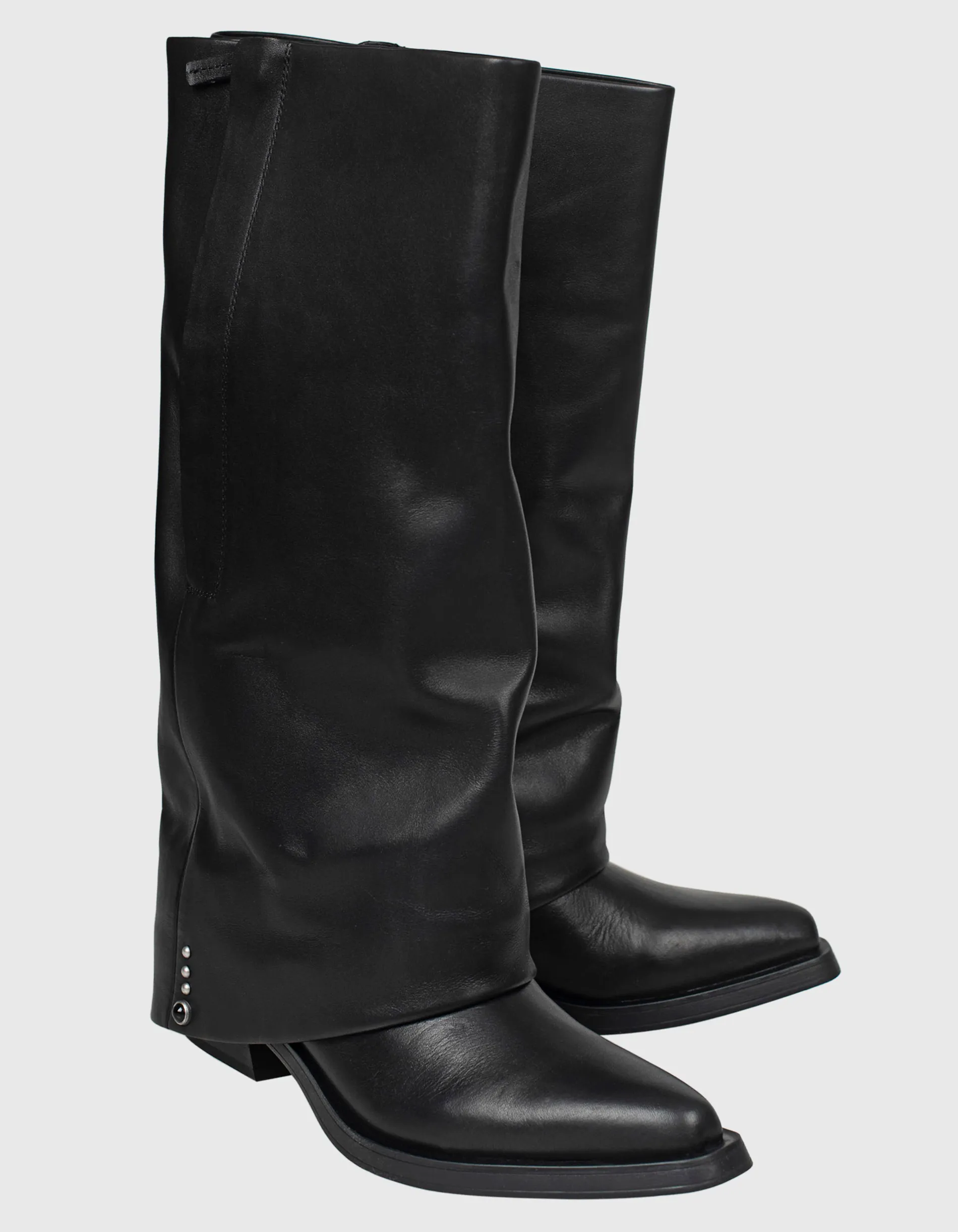 ASH Lewis Black // Leder-Stiefel