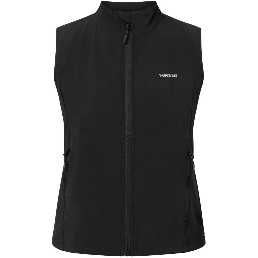 Damen Outdoorweste Viking Acadia schwarz S