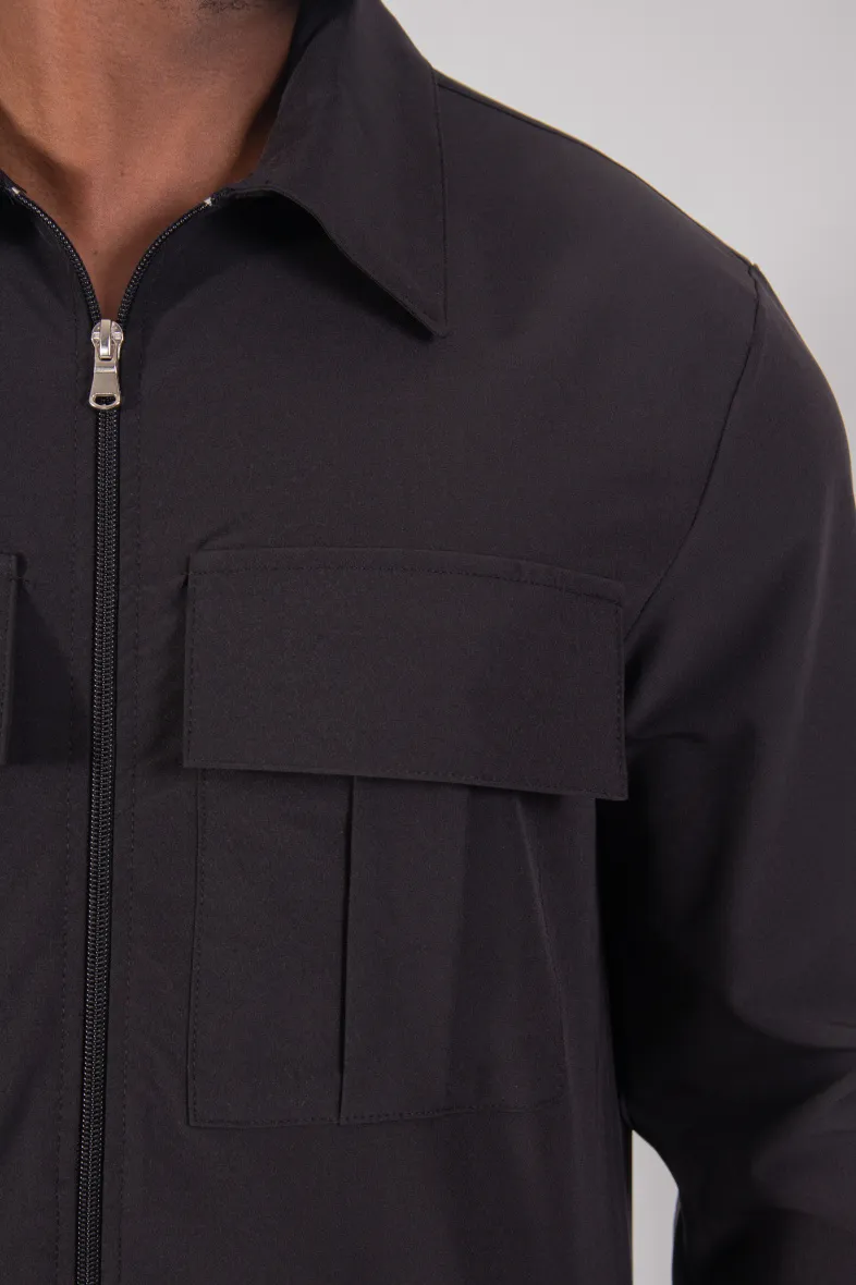 GRAUE JACKE
