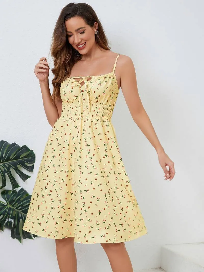 Heidi – Lässiges Cami-Kleid Mit Kordelzug
