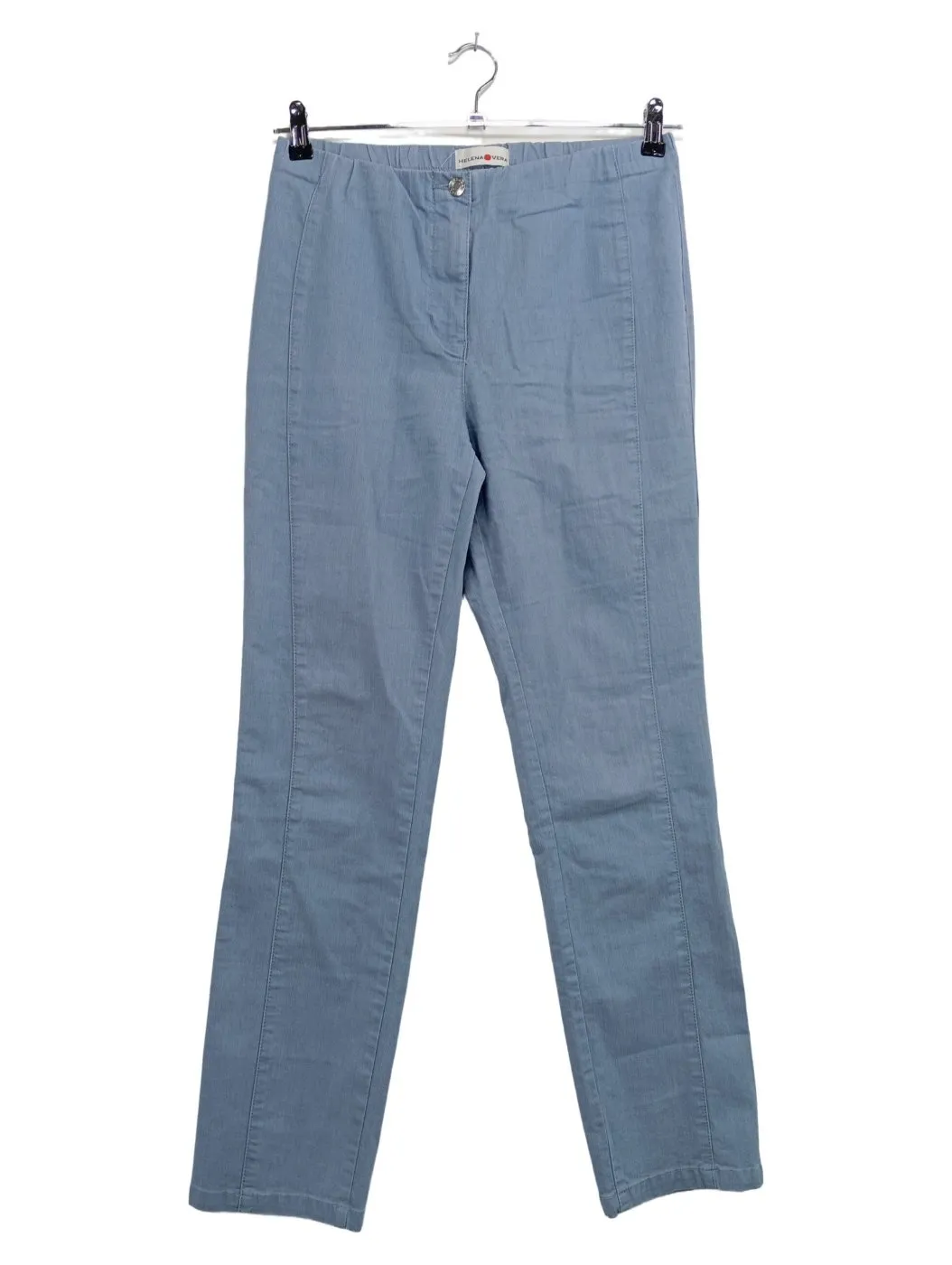 Helena Vera Stoffhose Damen 40 Blau Klassisch Elegant