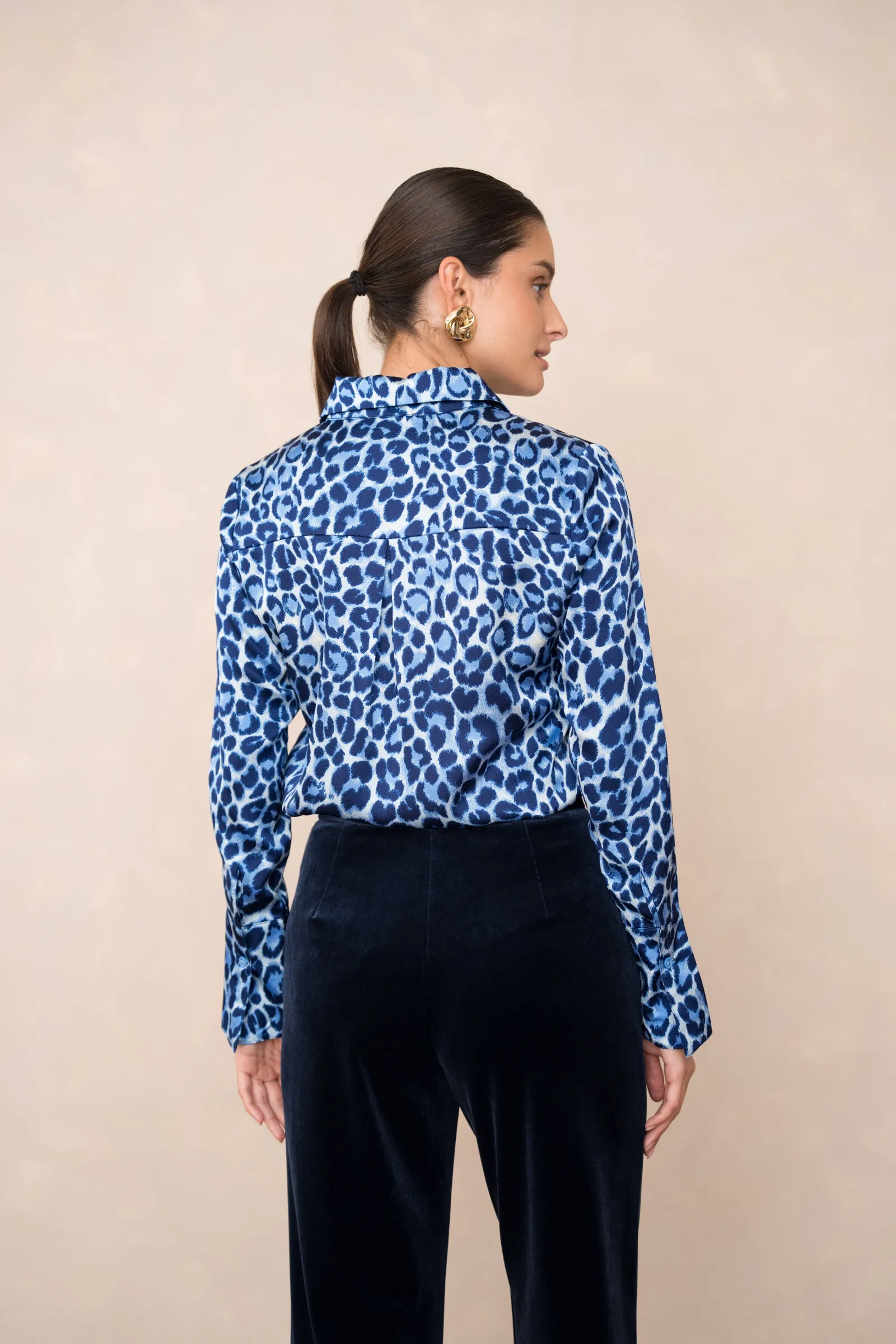 Hemd mit Flut-Print