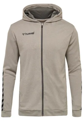 hummel hmlAUTHENTIC KIDS POLY ZIP HOODIE Hoodie Kinder GREY MELANGE im Online Shop von kaufen