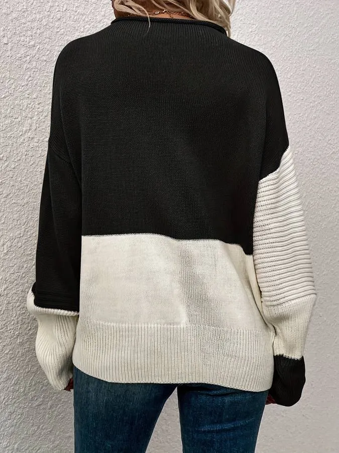 Ilaria - Pullover im Color-Block-Stil