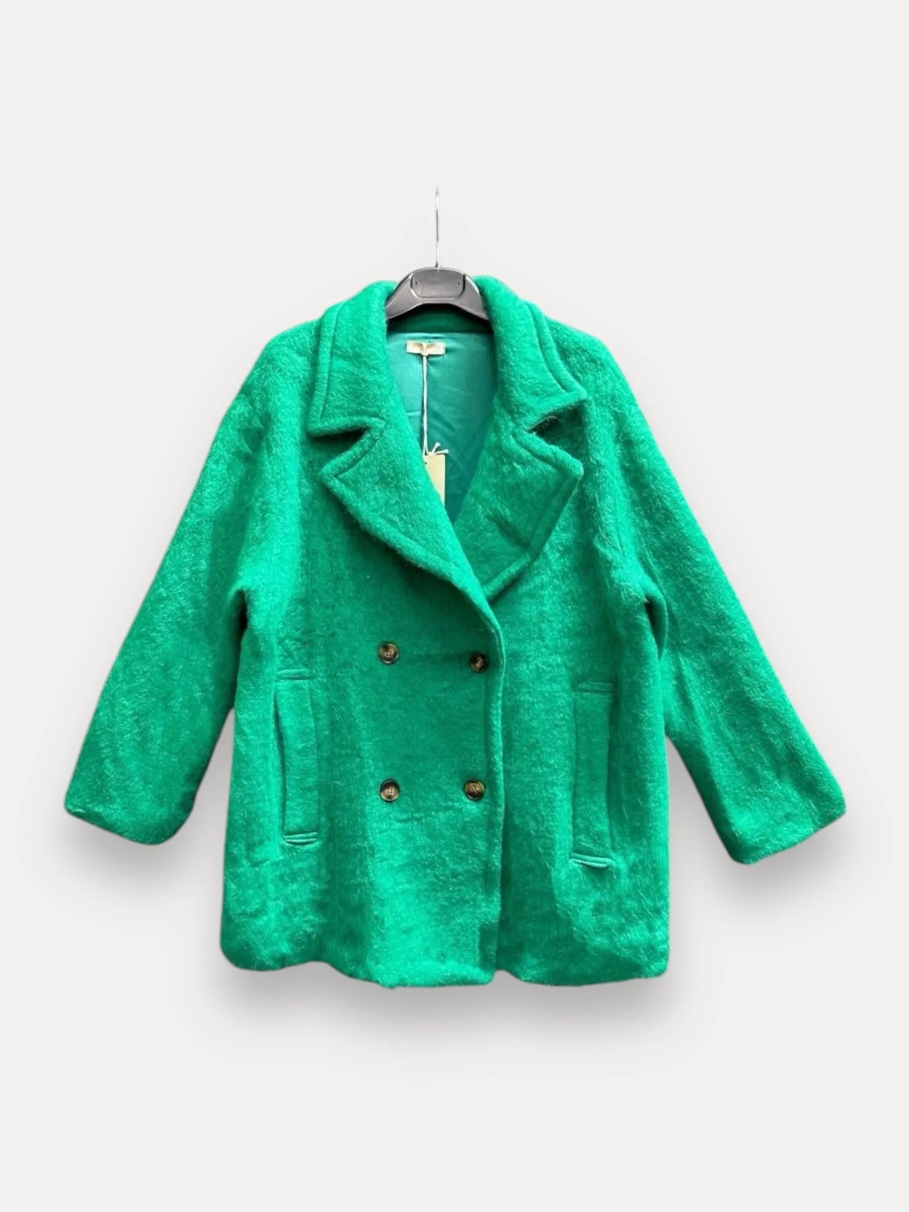 Langärmlige Midi-Jacke