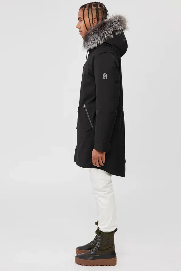 MACKAGE Rabbit Fur-Lined Twill Parka Moritz-X  