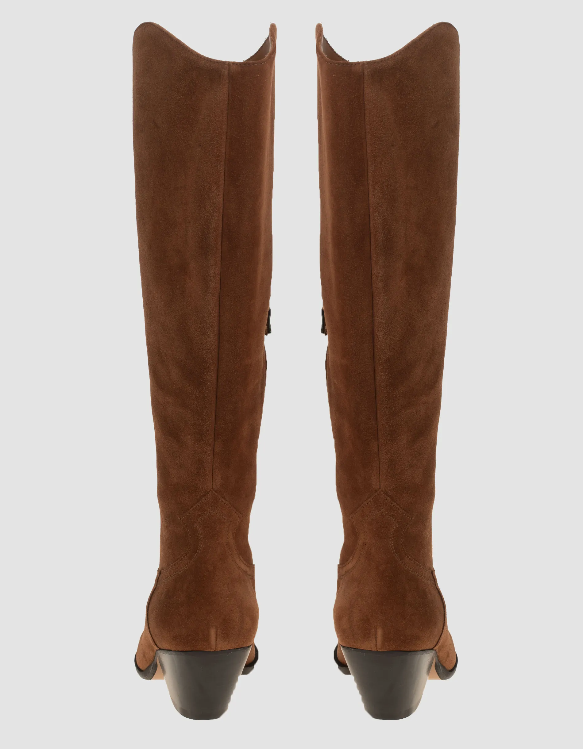 PAO PIANO ZERO Crosta Brandy // Veloursleder-Stiefel