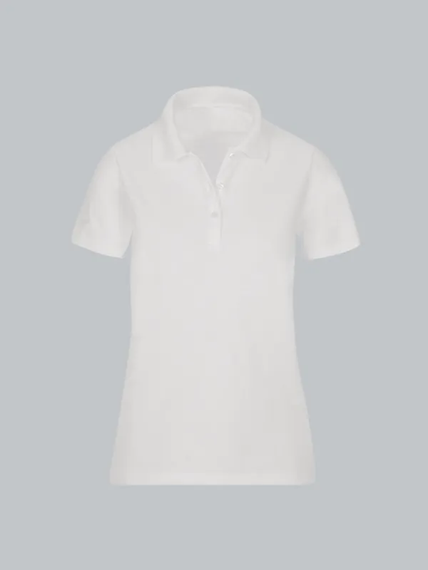 Poloshirt Slim Fit Weiss