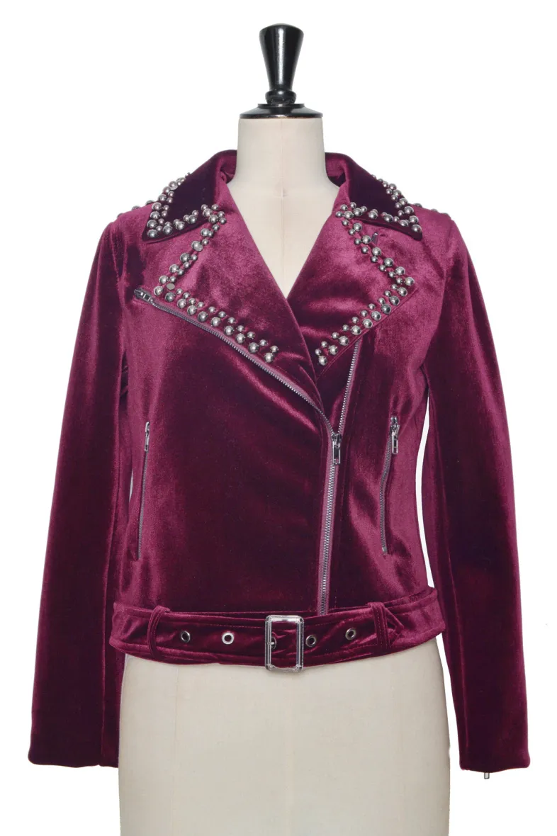 Samt-Perfecto-Jacke