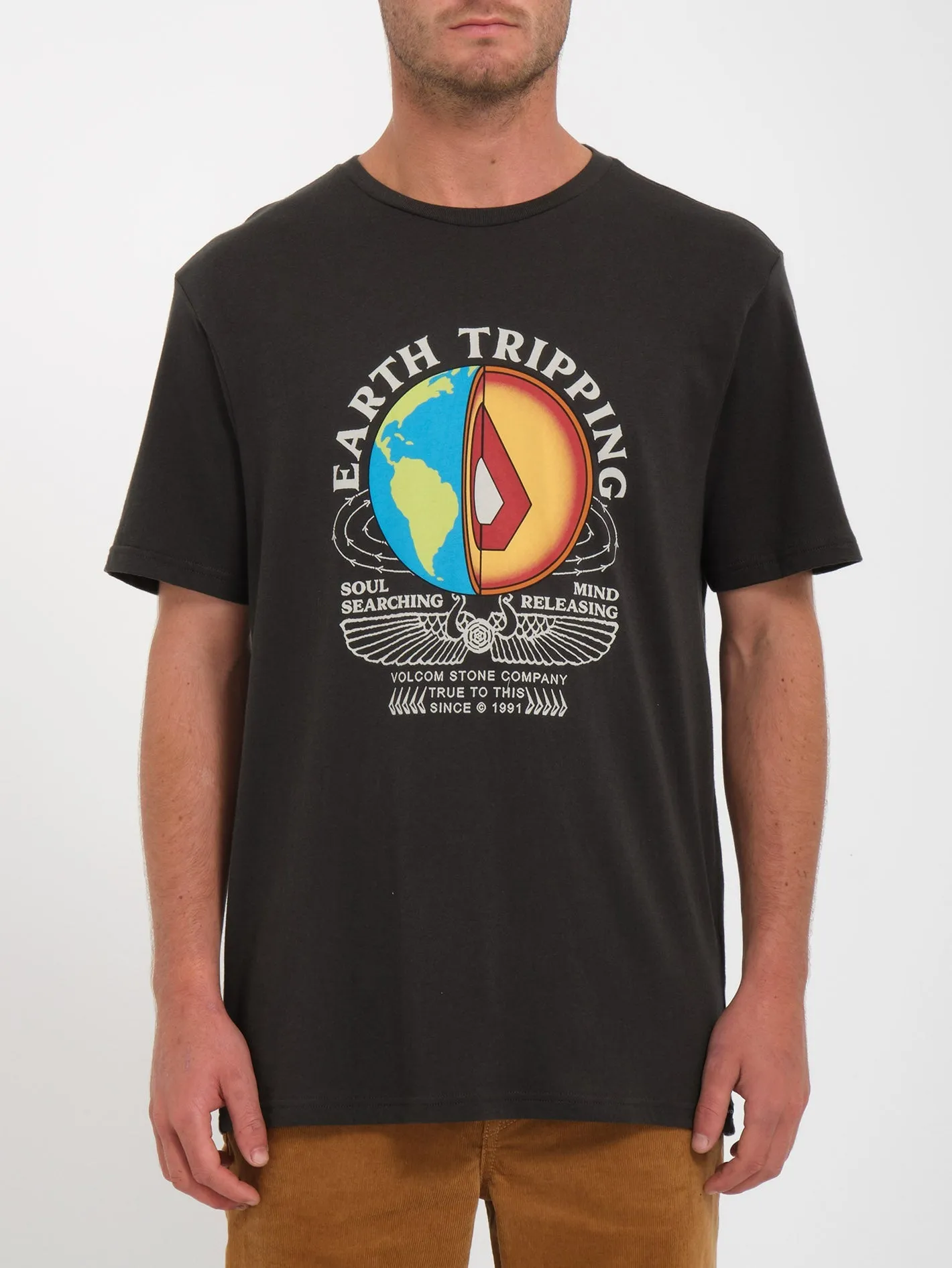 Section Farm To Yarn T-Shirt - STEALTH