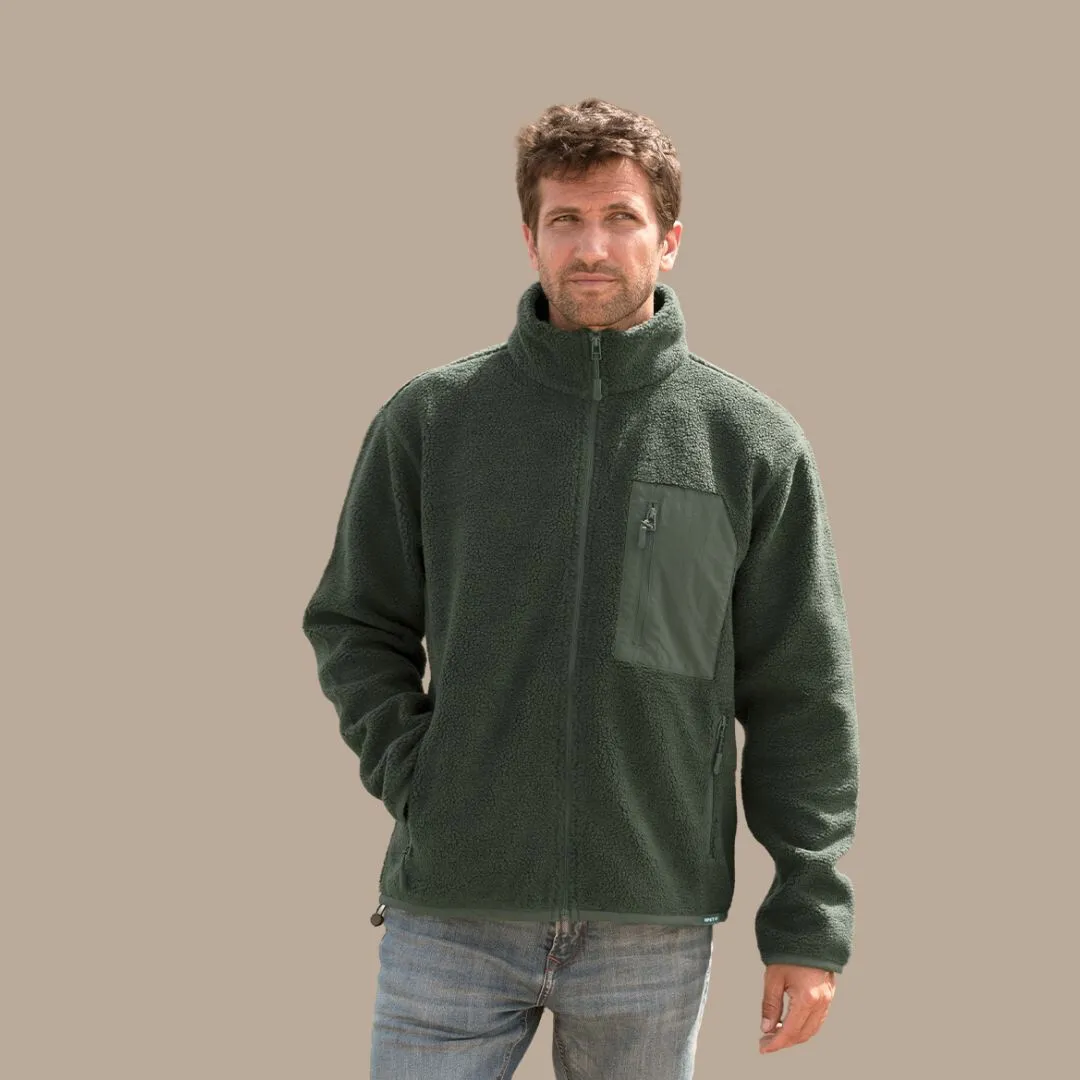 Sherpa-Jacke – Khaki