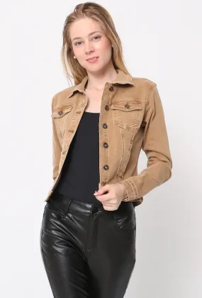 Stretch cotton jacket