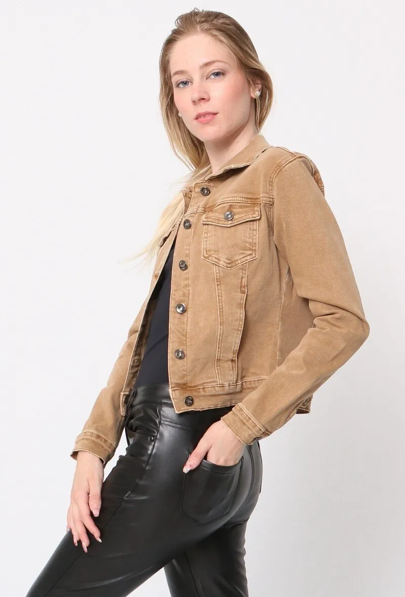 Stretch cotton jacket