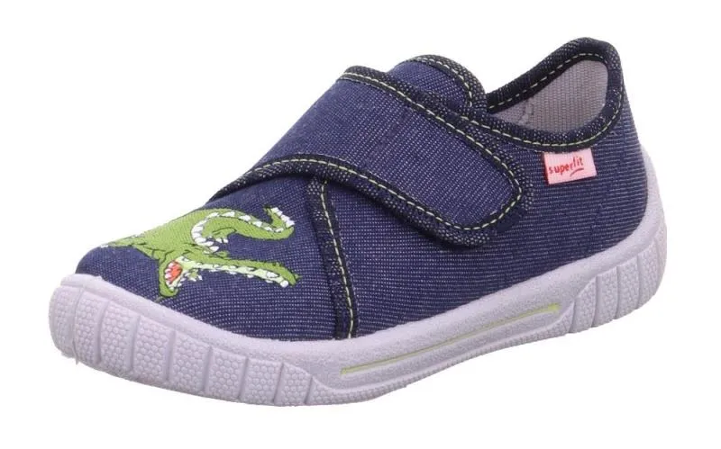 superfit Hausschuh BILL BLAU Kroko 1-800278-8040