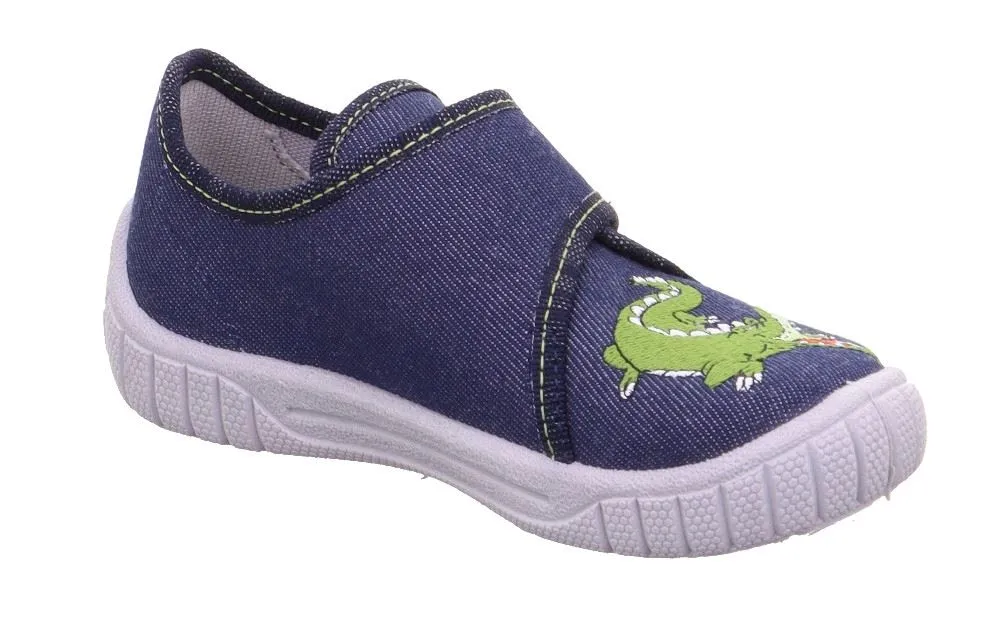 superfit Hausschuh BILL BLAU Kroko 1-800278-8040