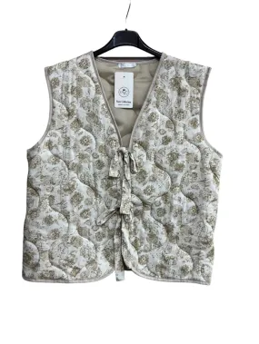 Ärmellose Jacke mit Steppmuster